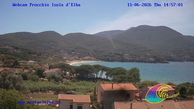 immagine della webcam nei dintorni di Rio Marina: webcam Procchio