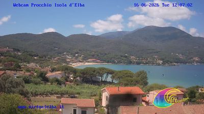 immagine della webcam nei dintorni di Marciana: webcam Procchio