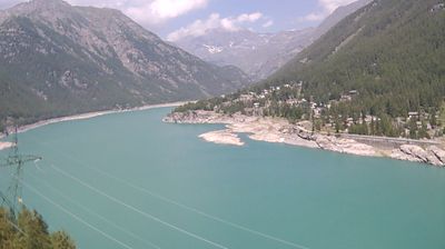 immagine della webcam nei dintorni di Rhemes-Notre-Dame: webcam Ceresole Reale