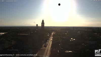 immagine della webcam nei dintorni di Bagnolo in Piano: webcam Novellara
