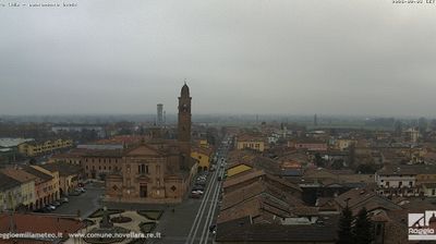 immagine della webcam nei dintorni di Bagnolo in Piano: webcam Novellara
