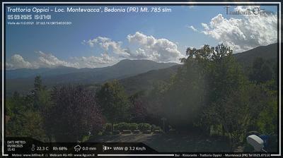immagine della webcam nei dintorni di Bardi: webcam Bedonia