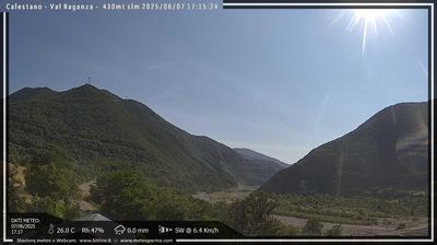 immagine della webcam nei dintorni di Langhirano: webcam Calestano