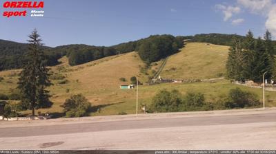 immagine della webcam nei dintorni di Cervara di Roma: webcam Monte Livata