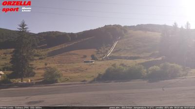 immagine della webcam nei dintorni di Vallepietra: webcam Monte Livata