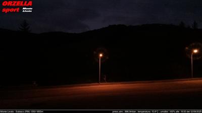 immagine della webcam nei dintorni di Torano: webcam Monte Livata
