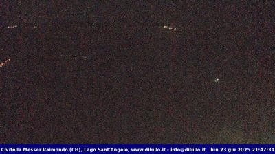immagine della webcam nei dintorni di Roio del Sangro: webcam Civitella Messer Raimondo