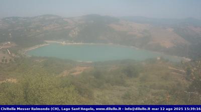 immagine della webcam nei dintorni di Sant'Eufemia a Maiella: webcam Civitella Messer Raimondo