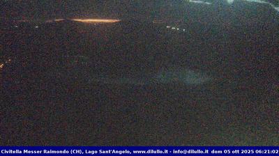 immagine della webcam nei dintorni di Roio del Sangro: webcam Civitella Messer Raimondo