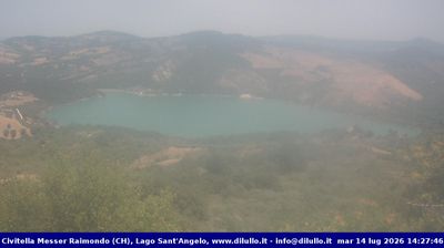 immagine della webcam nei dintorni di Roio del Sangro: webcam Civitella Messer Raimondo