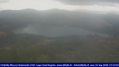 immagine della webcam nei dintorni di Sant'Eufemia a Maiella: webcam Civitella Messer Raimondo