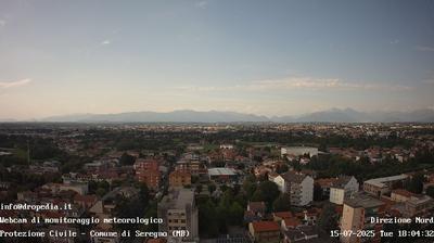 immagine della webcam nei dintorni di Milano Sant'Ambrogio centro: webcam Seregno