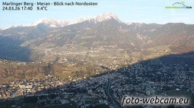 immagine della webcam nei dintorni di Lagundo: webcam Marlengo