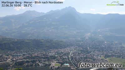 immagine della webcam nei dintorni di Altopiano di Vezzena: webcam Marlengo