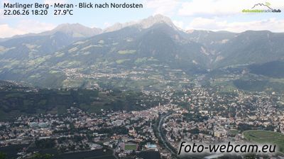 immagine della webcam nei dintorni di Altopiano di Vezzena: webcam Marlengo
