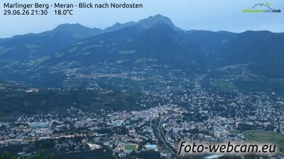 immagine della webcam nei dintorni di Moso in Passiria: webcam Marlengo