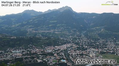 immagine della webcam nei dintorni di Avelengo: webcam Marlengo