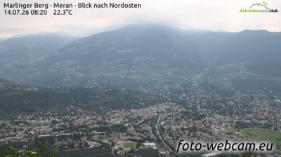 immagine della webcam nei dintorni di Ultimo: webcam Marlengo
