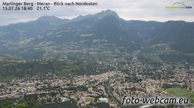 immagine della webcam nei dintorni di Rifiano: webcam Marlengo