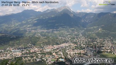 immagine della webcam nei dintorni di Merano 2000: webcam Marlengo