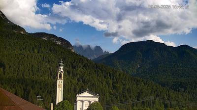 immagine della webcam nei dintorni di San Pietro di Cadore: webcam Domegge di Cadore