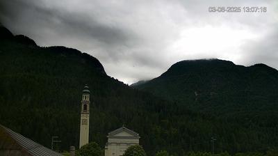 immagine della webcam nei dintorni di Vigo di Cadore: webcam Domegge di Cadore
