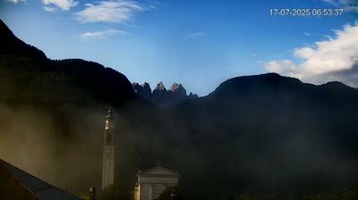 immagine della webcam nei dintorni di Tai di Cadore: webcam Domegge di Cadore