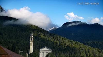 immagine della webcam nei dintorni di San Pietro di Cadore: webcam Domegge di Cadore