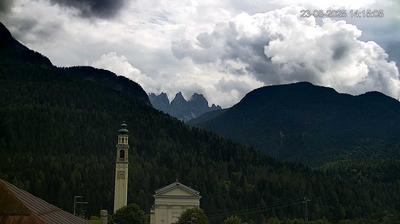 immagine della webcam nei dintorni di San Nicolò di Comelico: webcam Domegge di Cadore