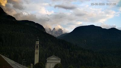 immagine della webcam nei dintorni di Auronzo di Cadore: webcam Domegge di Cadore