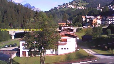 immagine della webcam nei dintorni di Cima Sappada: webcam San Nicolò di Comelico