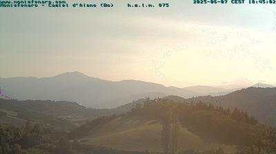 immagine della webcam nei dintorni di San Silvestro: webcam Castel d'Aiano
