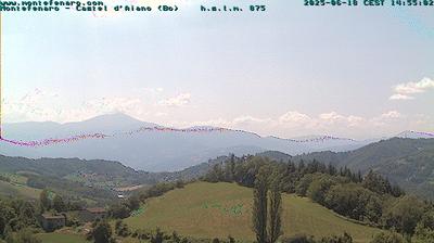 immagine della webcam nei dintorni di Montepiano: webcam Castel d'Aiano
