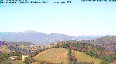 immagine della webcam nei dintorni di Montepiano: webcam Castel d'Aiano
