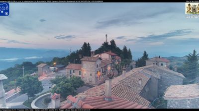 immagine della webcam nei dintorni di Capranica Prenestina: webcam Guadagnolo