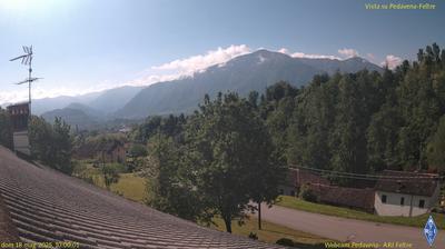 immagine della webcam nei dintorni di Canal San Bovo: webcam Pedavena
