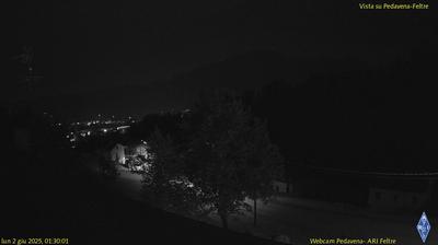 immagine della webcam nei dintorni di Siror: webcam Pedavena