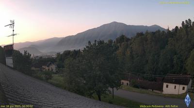 immagine della webcam nei dintorni di Castello Tesino: webcam Pedavena