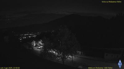immagine della webcam nei dintorni di Passo di Cereda: webcam Pedavena