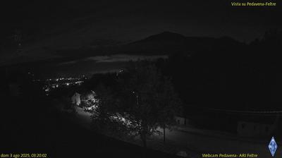 immagine della webcam nei dintorni di Castello Tesino: webcam Pedavena