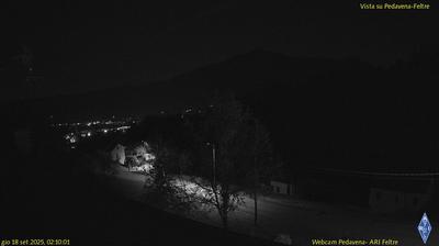 immagine della webcam nei dintorni di Castello Tesino: webcam Pedavena