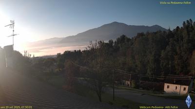 immagine della webcam nei dintorni di Canal San Bovo: webcam Pedavena