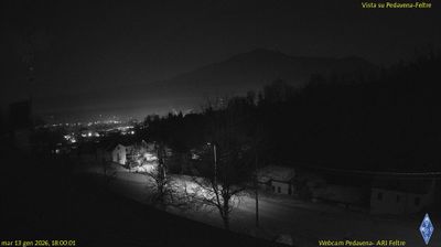 immagine della webcam nei dintorni di Castello Tesino: webcam Pedavena