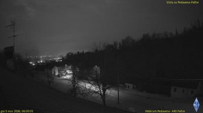 immagine della webcam nei dintorni di Passo di Gobbera: webcam Pedavena