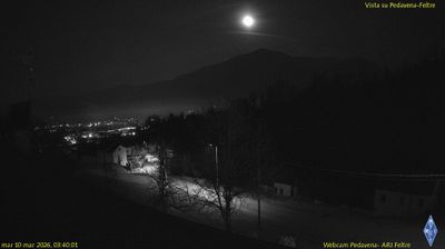 immagine della webcam nei dintorni di Sovramonte: webcam Pedavena