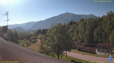immagine della webcam nei dintorni di Canal San Bovo: webcam Pedavena