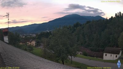 immagine della webcam nei dintorni di Passo di Gobbera: webcam Pedavena
