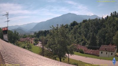 immagine della webcam nei dintorni di Passo Brocon: webcam Pedavena