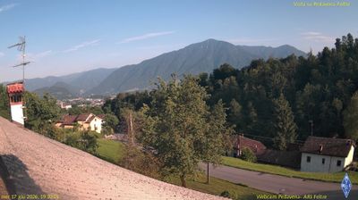 immagine della webcam nei dintorni di Passo Brocon: webcam Pedavena