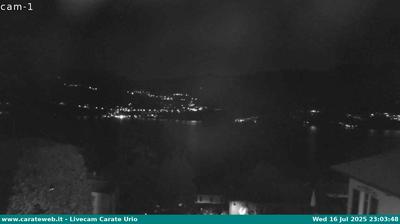 immagine della webcam nei dintorni di Cesana Brianza: webcam Carate Urio